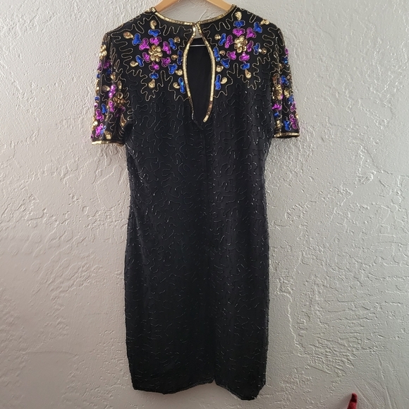 Stenay Vintage Silk Dress Size Large - Picture 2 of 9